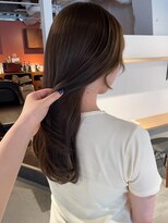 コフィー バイ メルト 吉祥寺(cofy by melt)&nbsp;【松本咲花】ブリーチなしダブルカラーオリーブベージュ秋カラー