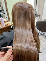 タックバイハレ たまプラーザ(takk by Hale)&nbsp;[takk]髪質改善縮毛矯正/チェリーブラウン/ホワイトグレージュ