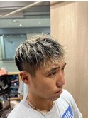 ニュアンスパーマ×メッシュ×ツーブロック