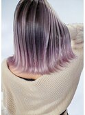 ラベンダーピンク/パープルバレイヤージュ/グラデーションカラー