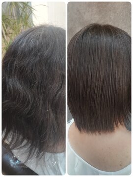 アンバール(amberl) シルクストレート