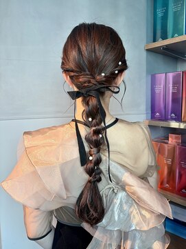 シャルムバイケンジ(Charm.by KENJE) 【編みおろし】結婚式/銀座/ヘアセット/アレンジ/有楽町