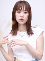 イル(ill) 切りっぱなし ミディアムボブ イルミナカラー 髪質改善