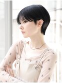 黒髪/小顔/コンパクトショート/レイヤーショート/本牧