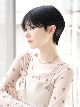 エムスラッシュ 本牧(M.SLASH) 黒髪/小顔/コンパクトショート/レイヤーショート/本牧