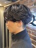 【ソウル発、余裕のある男性を演出】メンズカット×韓国風フェザーパーマ