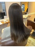 つやつやグレージュ5.8デジタルパーマダークブルー