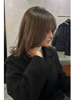 ニール 名古屋 伏見 丸の内(NEELU)&nbsp;【NEELU_RIE】1ブリーチで作る柔らかbeige