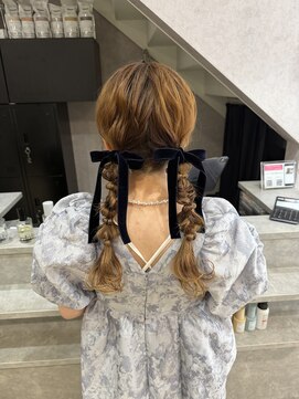 レガシーヘアーデザイン(Legacy hair design) 【Rio】☆ツイン編み下ろしアレンジ☆天神/今泉