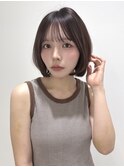 ボブ顎下ボブ顔まわりカット大人ボブ20代30代