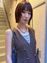 ヨハク 大阪梅田中崎町(yohaku) 【misaki】ボブレイヤー×オレンジブラウン