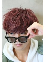 リップス レイ ギンザ(LIPPS Ray GINZA)&nbsp;【LIPPS銀座】赤髪マッシュパーマ #スマートマッシュ