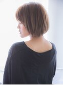 【aRietta/銀座】 大人かわいい 小顔 前下がりボブ