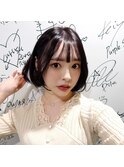 韓国風ボブ♪小倉由菜さん♪