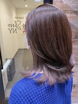 ベイショア(Bay Shore NY)&nbsp;プラチナベージュ/グレージュ/イヤリングカラー/インナーカラー