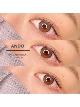 アンド(ANDO) Eye Lash Perm U Curl 【本町】