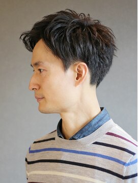 ポルテオム(PORTE HOMME) 【ポルテオム】カジュアルツーブロック爽やか清潔感