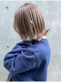 ハイライトベージュ_チェリーブラウンフェミニンロング_ba392232