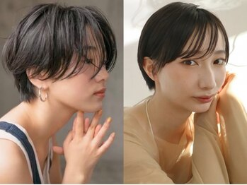 ビスクヘアデザイン(bisq hair design)の写真/透け感のあるショートスタイルが大人気◎高い再現性で自宅でも簡単スタイリング＊[ショートボブ/ブリーチ]