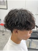 波巻きパーマツイストスパイラルパーマメンズ万代新潟駅
