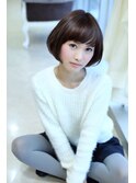 ☆オリーブグレーココアベージュ小顔クラゲヘアー/黒髪/髪質改善
