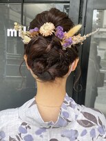 ミル(1001 mille)&nbsp;浴衣ヘアセット/浴衣ヘアアレンジ/浴衣着付け/花火着付け