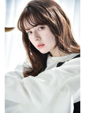 ヘアーズ ベリー 若江岩田店(hairs BERRY) 美髪オリーブベージュデザインカラーレイヤーカットウェットヘア