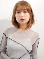 トレヘアー 京都 烏丸(tRe hair)&nbsp;ミニウルフ　くびれヘア　ホワイトベージュ