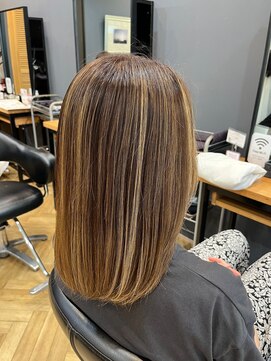 アルター(aL ter) コントラストハイライト［前髪/こなれミディ/イメチェン］