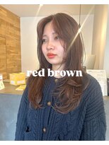 ドルセプラタ(Dulce plata)&nbsp;海外風レイヤースタイル赤みブラウンカラー