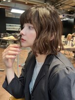 20代30代大人かわいいショートボブｘ小顔ひし形パーマ