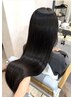 【平日・坂指名限定’２0％OFF’】カット+美髪ストレート(縮毛矯正)+最高峰TR