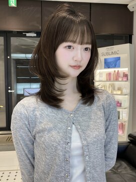 キーン 吉祥寺店(keen) #NANAKO ミディアム韓国レイヤーカット