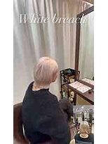 アッシュ 久が原店(Ash)&nbsp;whiteBleach外はねボブ ダブルカラー＋カット『ケアブリーチ込』