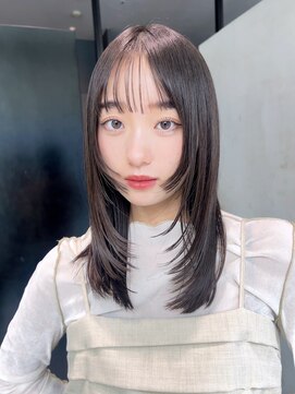 アイティーバイアルバム 藤沢店(IT by ALBUM) ウルフレイヤー顔周りレイヤー韓国ヘア美髪ロング_ba493201