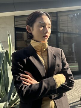 ノラジャーニー(NORA Journey) メンズボブウルフメンズミディアムレイヤーカットメンズウルフ