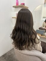 シアアルン 新小岩店(SHEER alun)&nbsp;ブリーチなしハイライトオリーブカラー