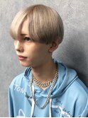 マッシュ×ホワイトベージュ