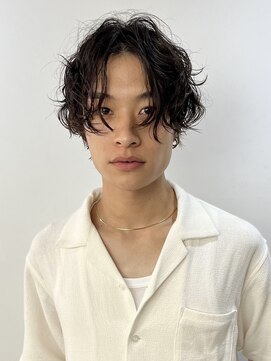 ユーリカ(Eurica) メンズパーマ/メンズニュアンスパーマ/センターパート/メンズ