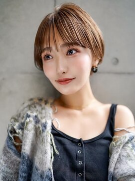 ギークス(GEEKS) 【GEEKS渋谷】シースルーマッシュ/耳かけボブ/冬カラー/襟足短め