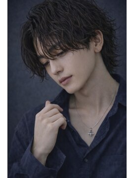 グレイバイニューヨークニューヨーク 京都北大路(Gray by NYNY) ミディアムウルフ×波巻きパーマ