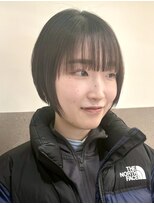 フイ(HUI)&nbsp;ショートボブミニボブレイヤーブラウン透明感 金山