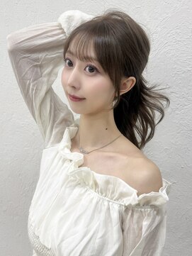 クレム 博多駅店(ChLem) ミディアムレイヤー 艶カラー 顔まわり髪質改善 博多美容室