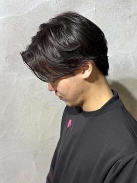 ニアウ 高崎店(Niau) MEN’S HAIR/サーフカール/刈り上げセンターパート/群馬高崎