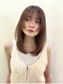 フェイスレイヤー 顔周り 似合わせ 透明感カラー 美髪