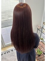 アース 天童店(HAIR&MAKE EARTH) ワインレッドカラー