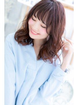 エノア バイ カバーヘア(ENOA by COVERHAIR) 30代40代 秋の艶ブラウンくびれミディ