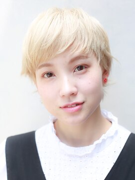 ダブ アオヤマ(DaB AOYAMA) 【DaB】ペールホワイトニュアンスショート☆