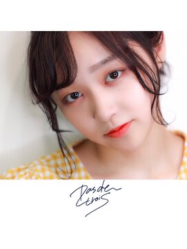 パドトロワ(Pas de trois) 新潟×春のおくれ毛アレンジ×ショコラブラウンカラー