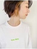 《PearL》アクセサリーカラー×ショートボブ